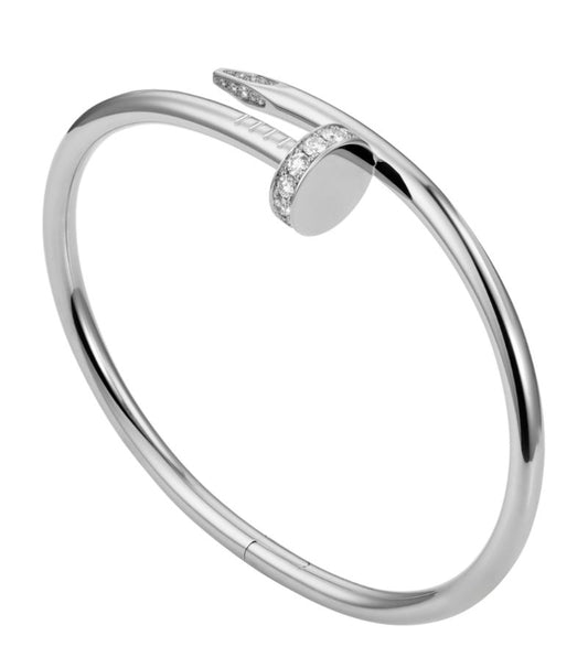 ARMBAND ELEGANZ NAGEL DELUXE SILBER